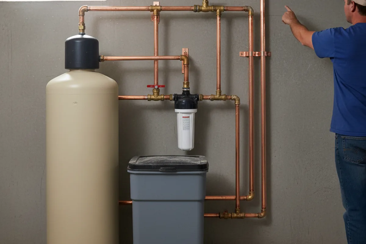 Whole-house water treatment system installed in Northville